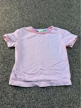 Vintage Circo Pink & White Striped T-Shirt Size XS 4/5